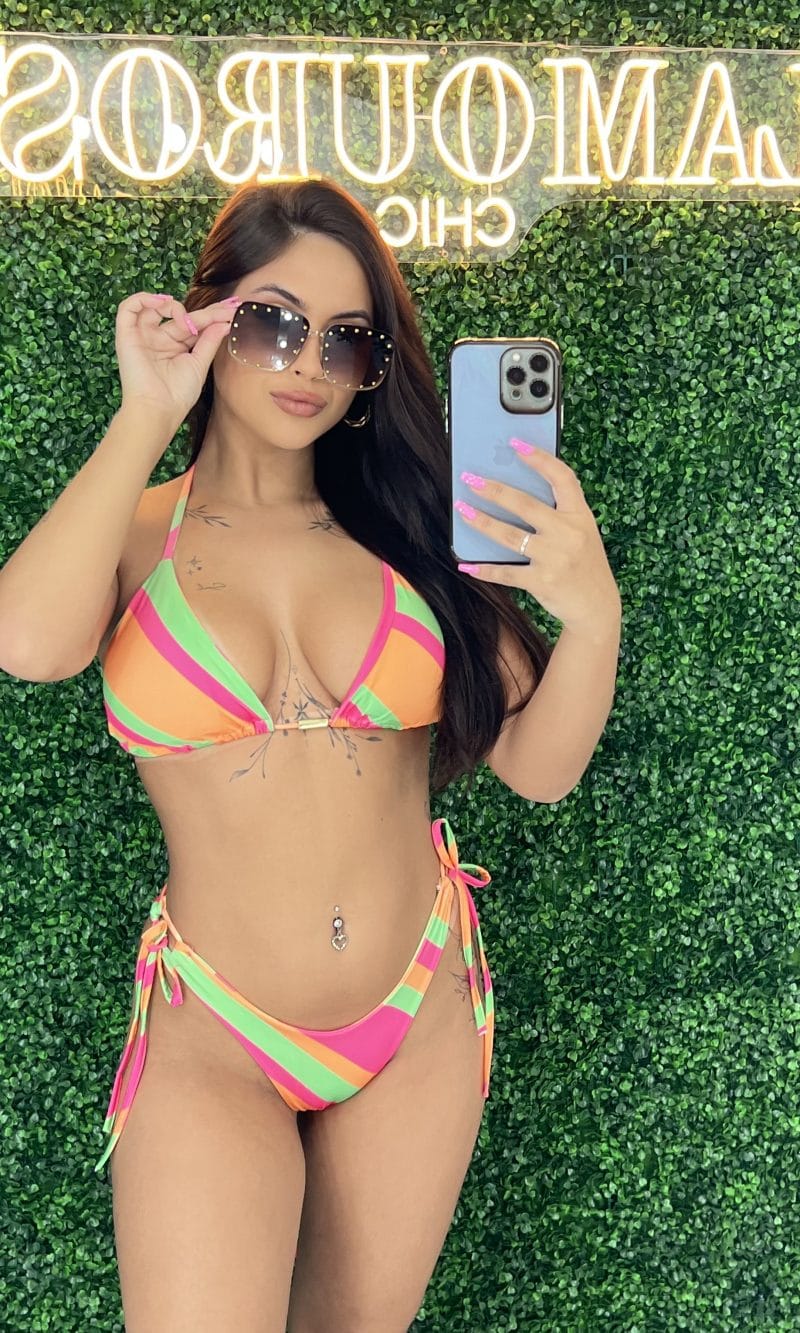 conjunto trikini verão listrado conjunto trikini verão listrado