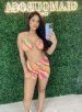 conjunto trikini verão listrado