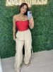 cropped luna vermelho