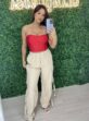 cropped luna vermelho