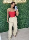 cropped luna vermelho