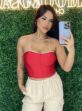 cropped luna vermelho
