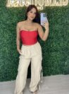 cropped luna vermelho
