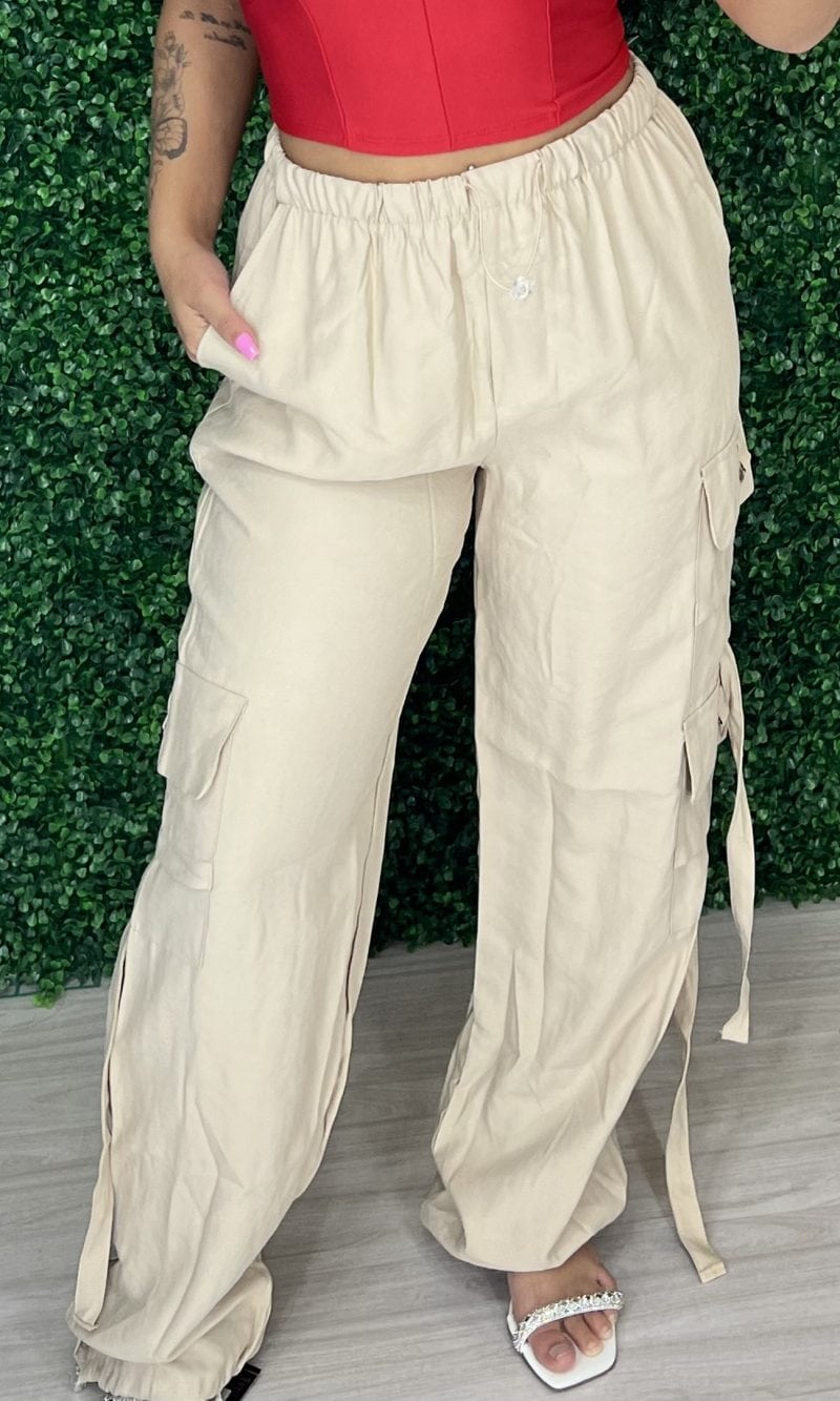 calça Ágata bege calça Ágata bege