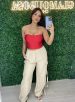 cropped luna vermelho