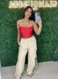 cropped luna vermelho