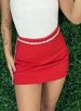 saia com short neca vermelho