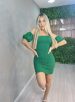 vestido paloma verde