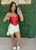 cropped liz vermelho