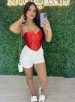 cropped liz vermelho