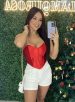 cropped liz vermelho