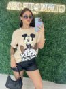 camisetão mickey bege