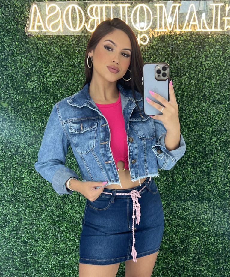 cropped regata argola rosa pink