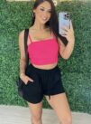 short verão preto