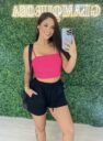 cropped dieni rosa