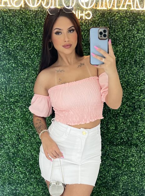 saia jeans new year branco