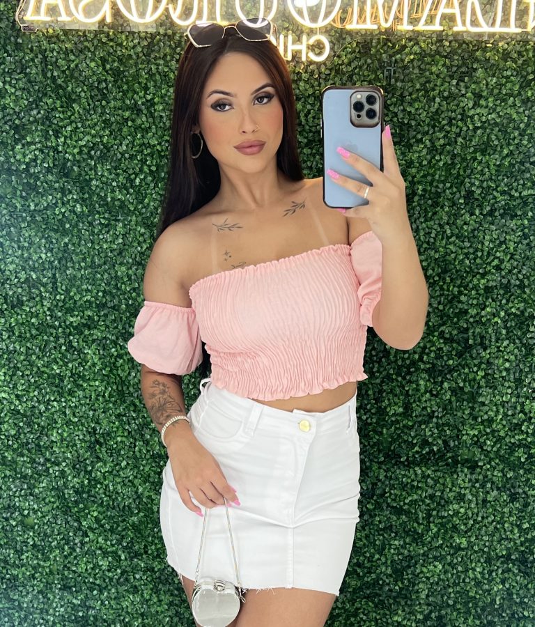 saia jeans new year branco