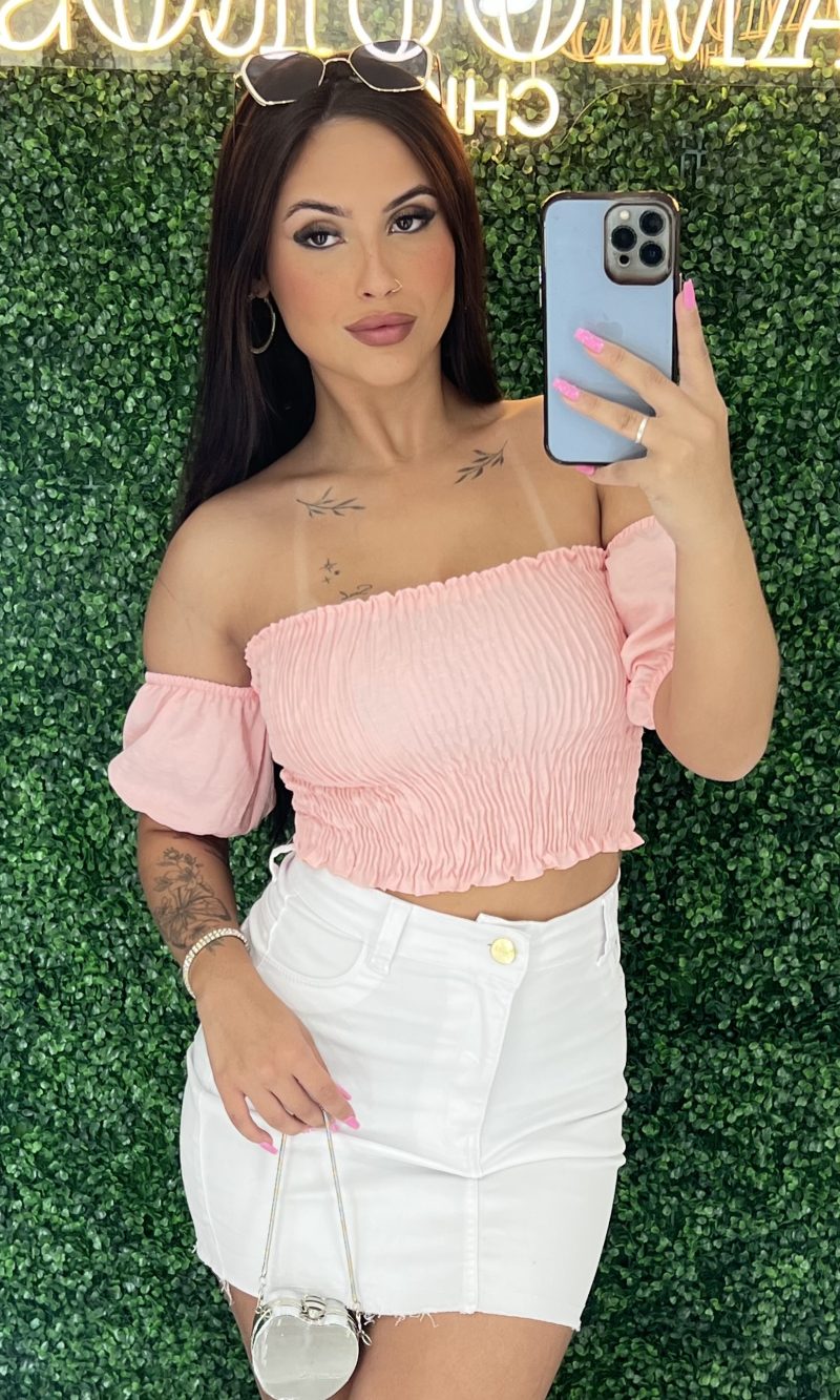 saia jeans new year branco