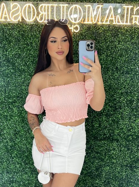 saia jeans new year branco