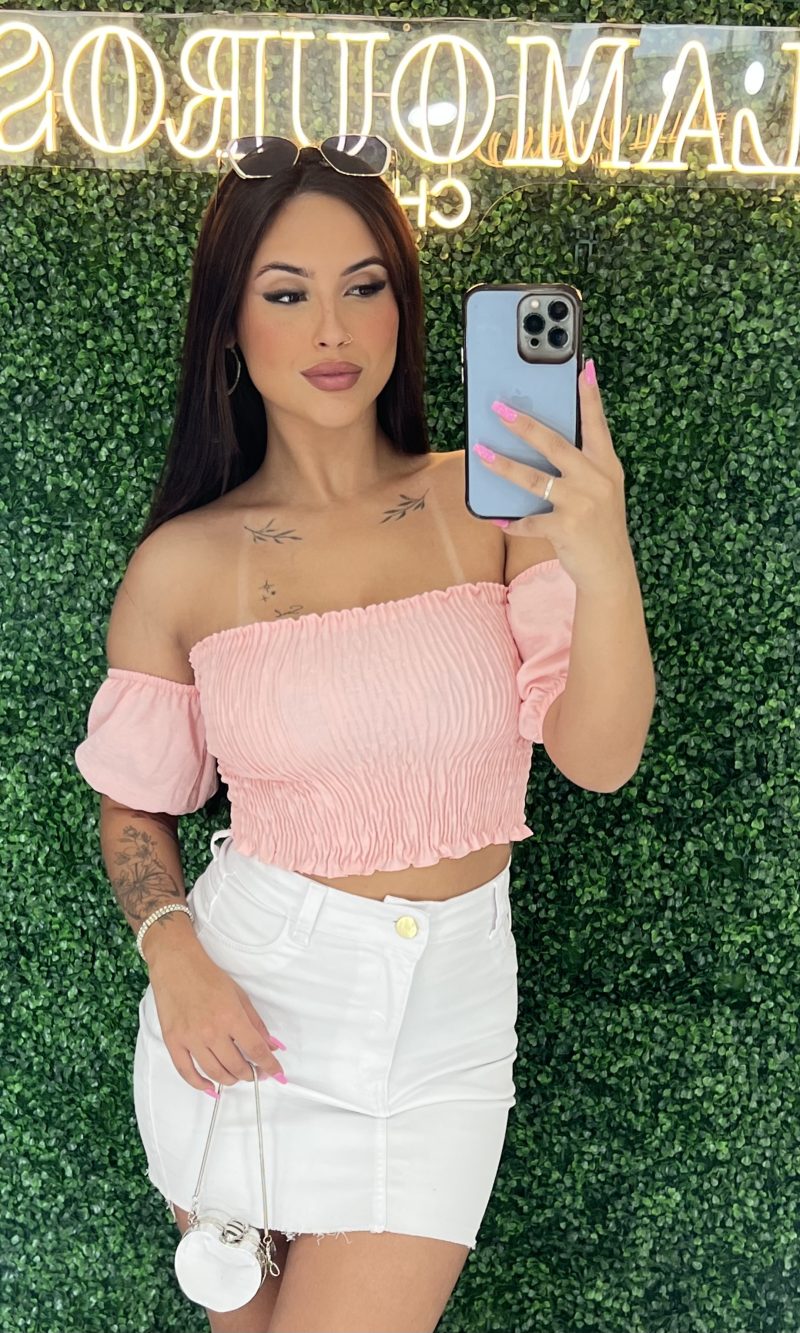 saia jeans new year branco