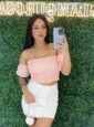 saia jeans new year branco