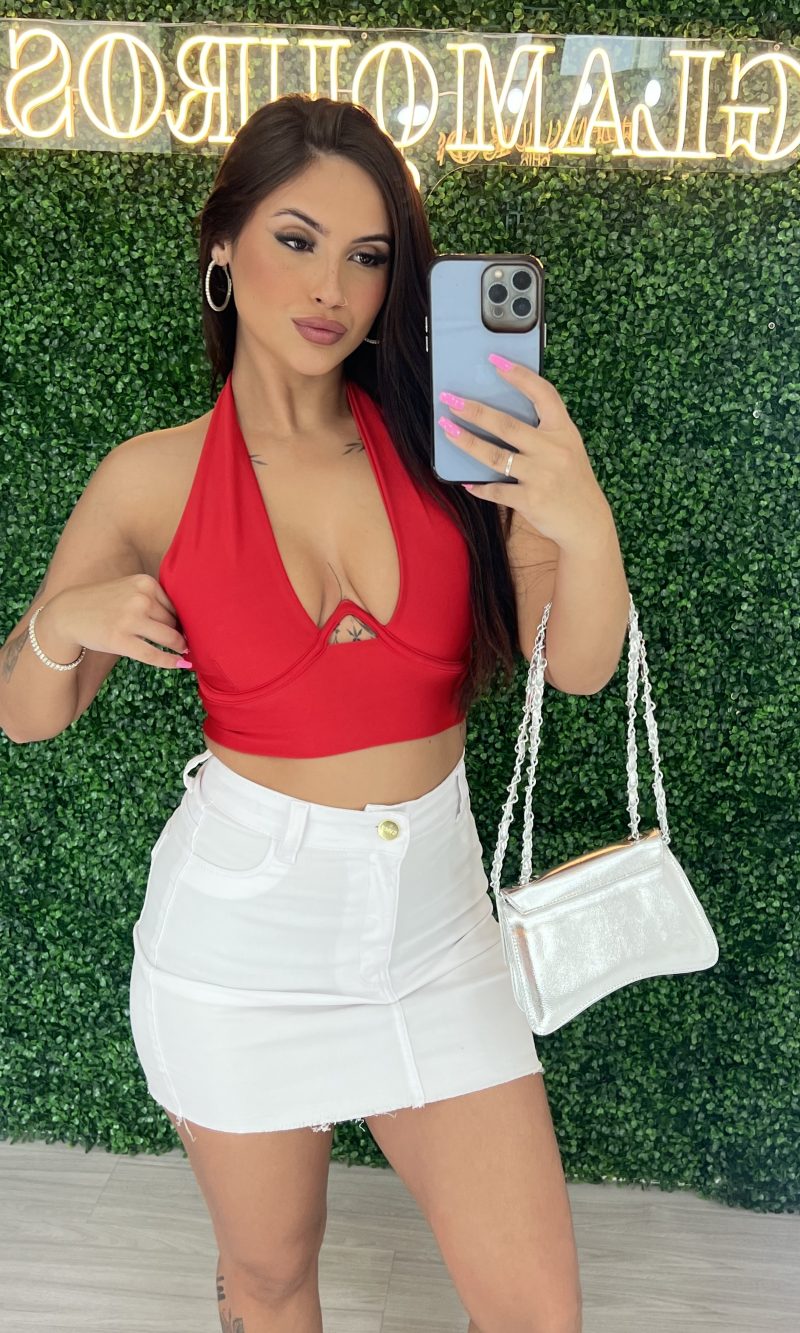 cropped geise vermelho cropped geise vermelho