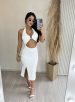 vestido midi denise branco