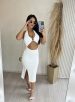 vestido midi denise branco