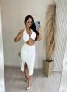 vestido midi denise branco