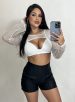 top stephanie paetê branco