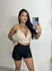 cropped leia bege