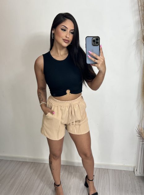short verão bege