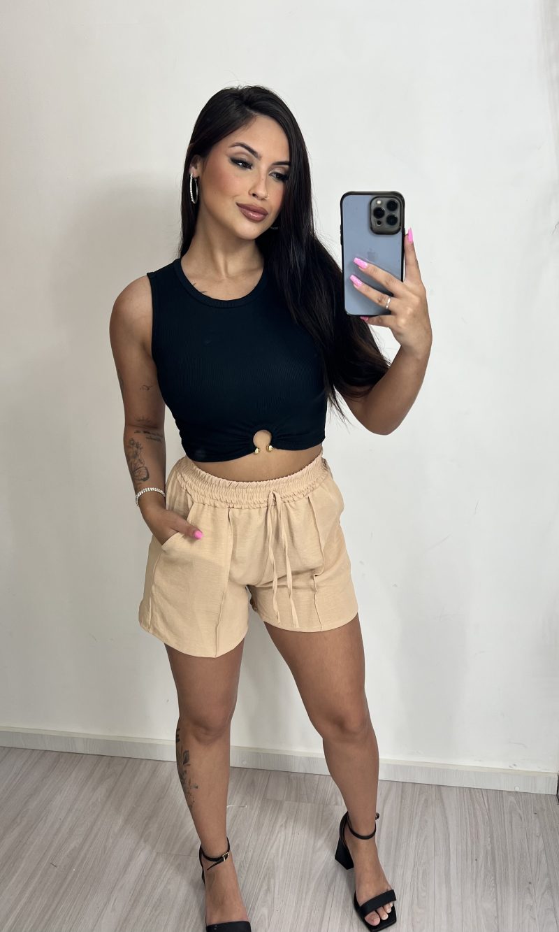 short verão bege