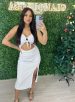vestido midi justine branco