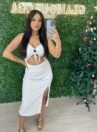 vestido midi justine branco