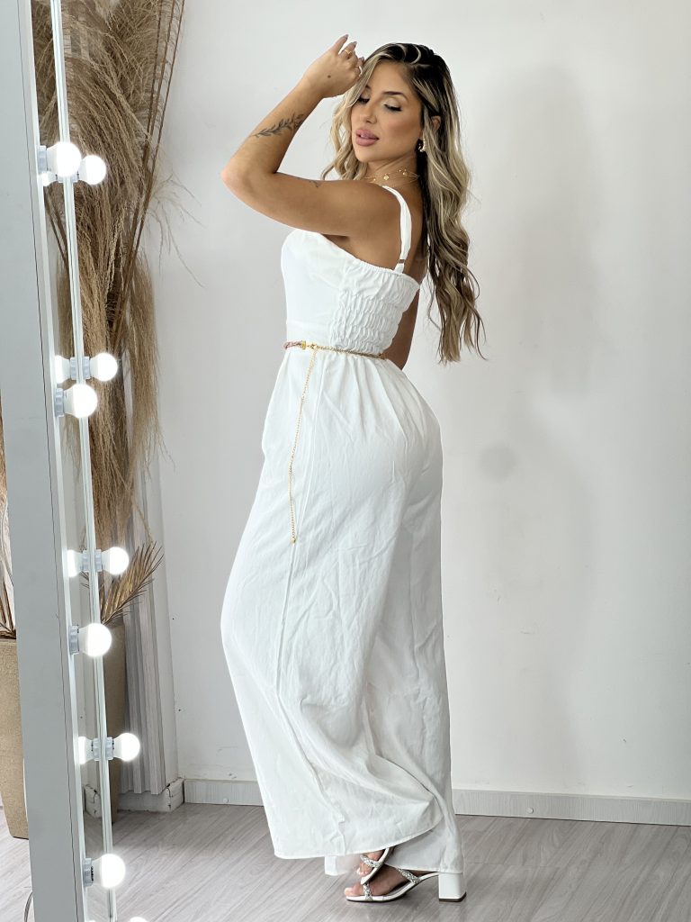 macacão kauane off white macacão kauane off white