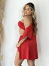 conjunto 3peças rafaela vermelho