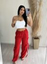 calça Ágata vermelho