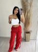calça Ágata vermelho