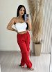 calça Ágata vermelho