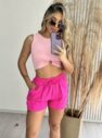 short verão rosa
