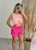 short verão rosa