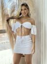 cropped brilho branco