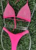 biquíni strass rosa neon