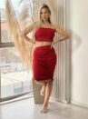 conjunto midi juju vermelho