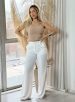 calça pantalona lorrayne off white
