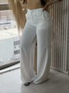 calça pantalona lorrayne off white