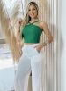 calça pantalona lorrayne off white