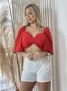 cropped jussara vermelho