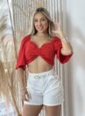 cropped jussara vermelho
